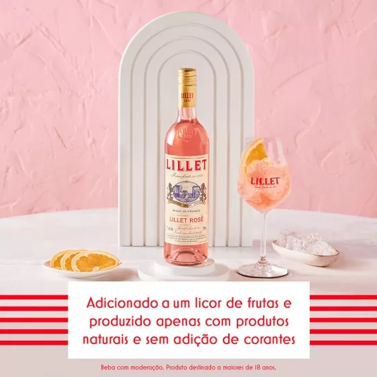 Aperitivo Lillet Rose 750ml