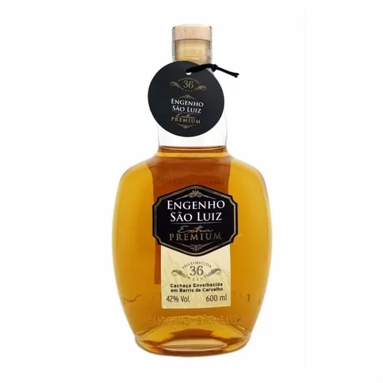 Cachaça Engenho São Luiz Extra Premiun Envelhecida 36 Meses 600ML