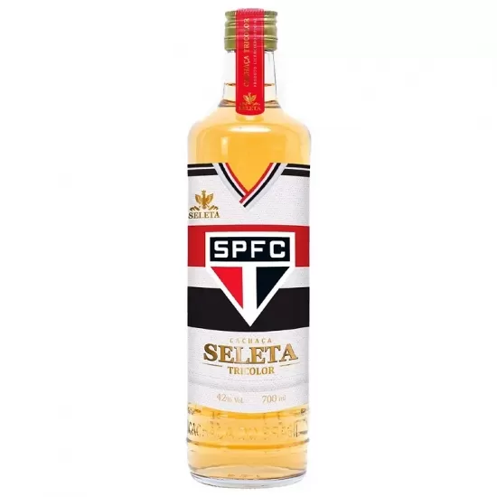 Cachaça seleta tricolor 700ml - São paulo