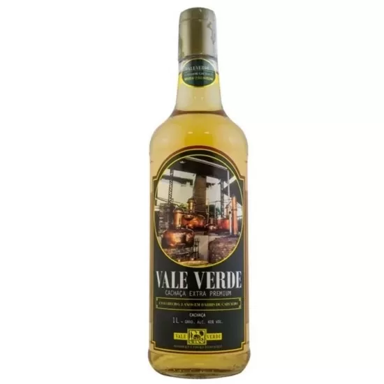 Cachaça Vale Verde Extra Premium 1L
