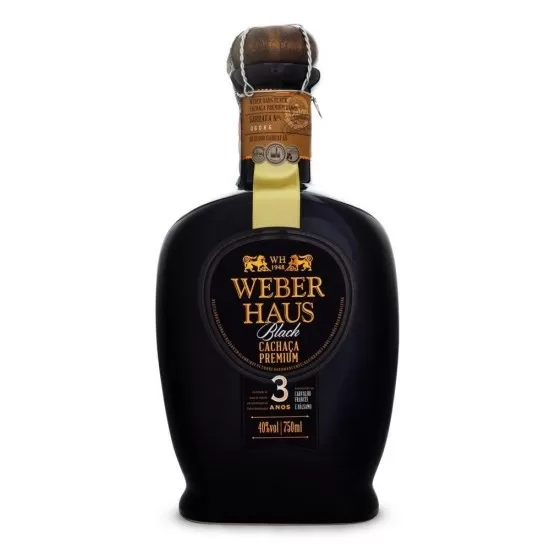 Cachaça Weber Haus Premium Black 3 Anos 750ML