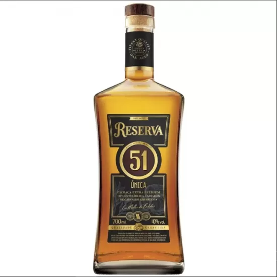 Cachaça 51 Reserva Unica 700ml