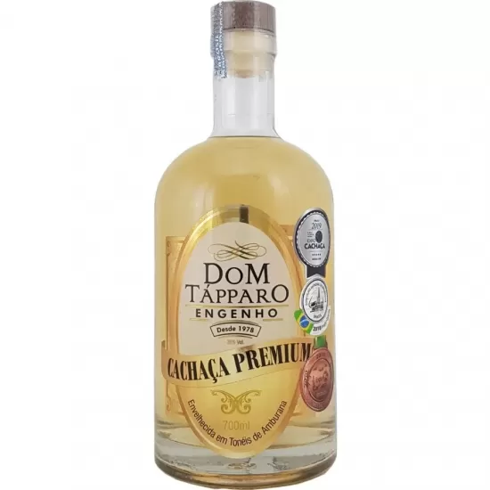 Cachaça Dom Tápparo Premium Amburana 750ml