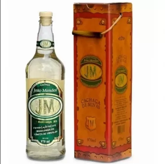 Cachaça João Mendes Ouro C/ Embalagem 970ml