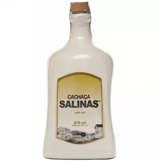 Cachaça Salinas Tradicional Porcelana 670ml
