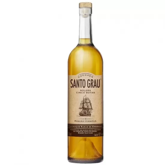 Cachaça Santo Grau Solera Cinco Botas 750ml