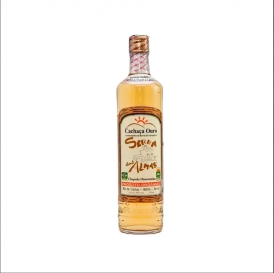 Cachaça Serra das Almas Ouro 670ml