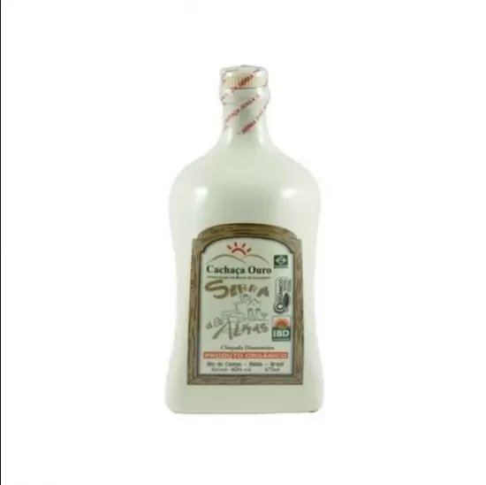 Cachaça Serra Das Almas Ouro 670ml Porcelana