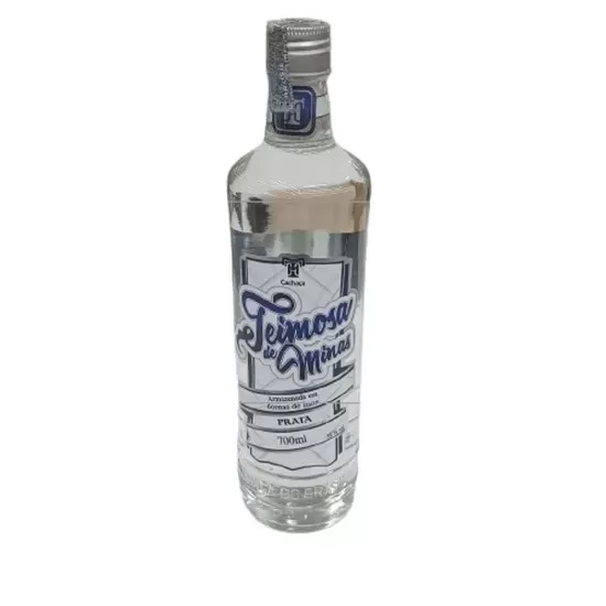 Cachaça Teimosa de Minas Prata 700ml