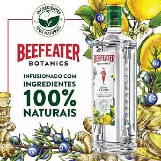 Gin Beefeater Botanics Lemon & Ginger 750ml