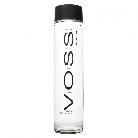 Água Voss Sparkling Com Gás (Vidro) 800ml