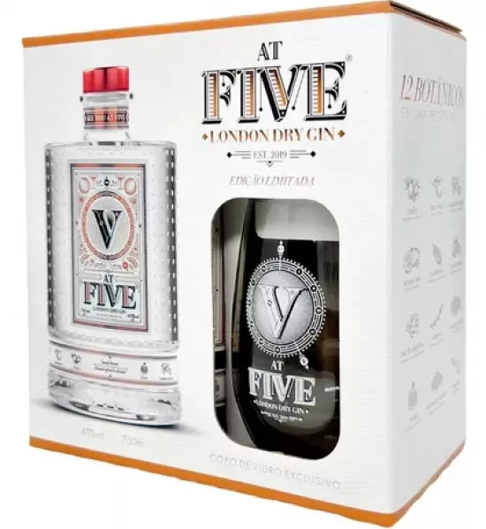 Kit Gin At Five 750ml