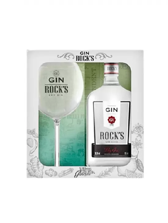 Maleta Gin Rocks 1L C/Taça 1000ml