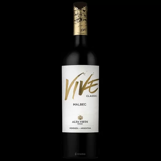 Vinho Alta Vista Vive Classic Malbec Vinho Argentino 750ml