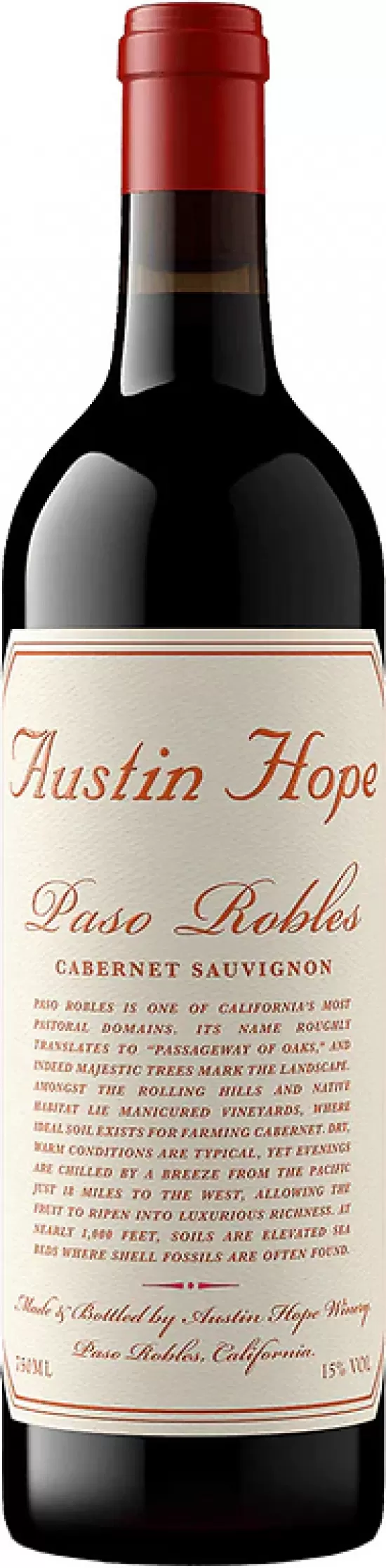 Vinho Austin Hope Paso Robles Cabernet Sauvignon 750ml