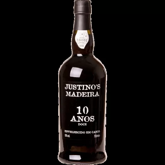 Vinho Justino´s Madeira 10 Anos Tinta Negra Doce 750ml