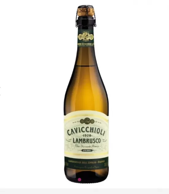 Vinho Lambrusco Cavicchioli Amabile Branco 750ml
