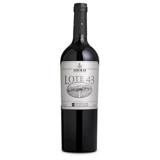 Vinho Miolo Merlot & Cabernet Sauvion Lote 43 750ml