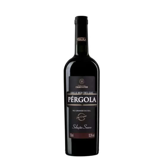 Vinho Pérgola Tinto Suave 1Litro