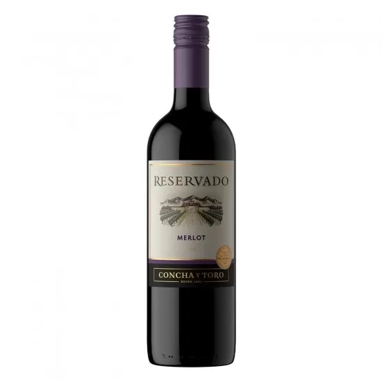 Vinho Reservado Concha y Toro Merlot 750ML