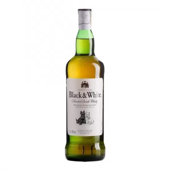 Whisky Black & White 1000ml