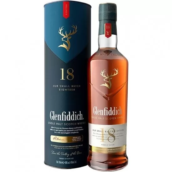 Whisky Glenfiddich 18 Anos 750ml