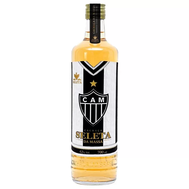 Cachaça seleta da massa 700ml - atlético mineiro