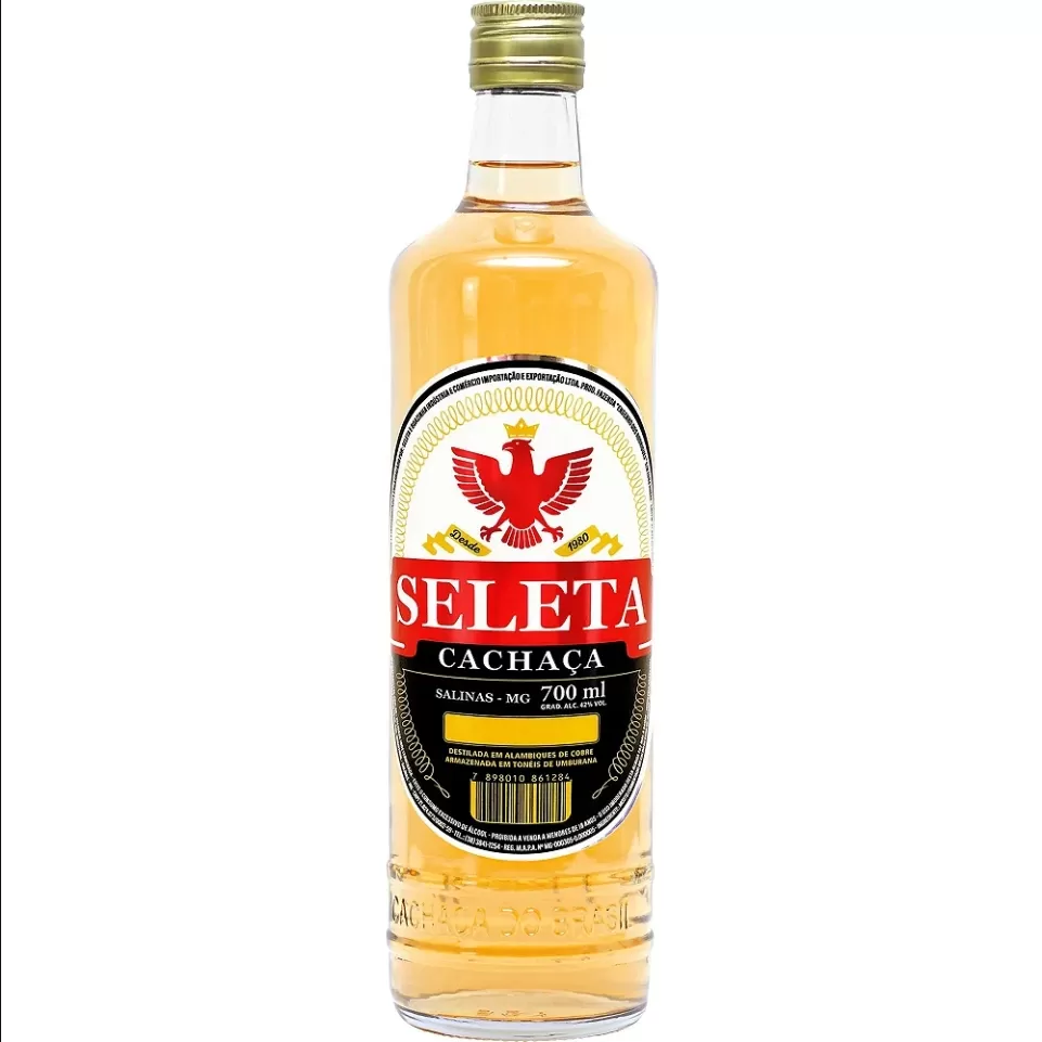 CACHAÇA SELETA OURO 700ML