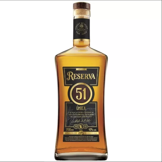 Cachaça 51 Reserva Unica 700ml