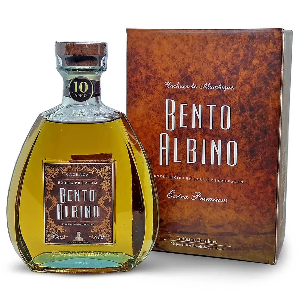 Cachaça Bento Albino Extra Premiun 10 Anos 810ML