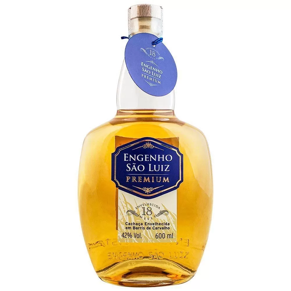 Cachaça Engenho São Luiz Premium 18 Meses 600ML
