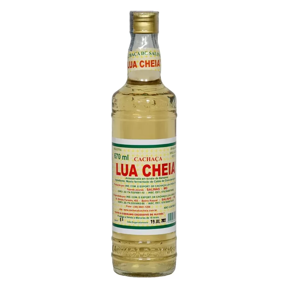 Cachaça Lua Cheia 670  ML