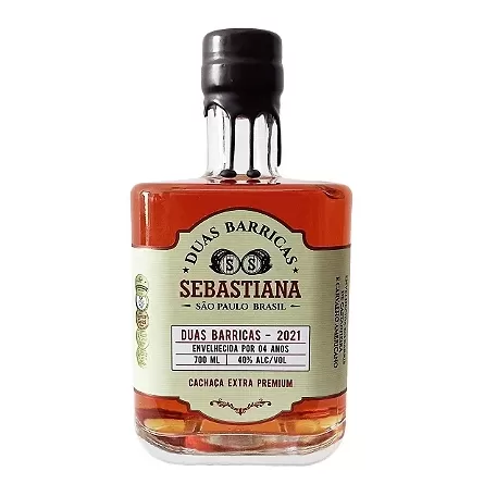 Cachaça Sebastiana Duas Barricas Envelhecida por 4 Anos 700ML