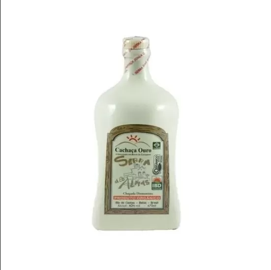Cachaça Serra Das Almas Ouro 670ml Porcelana