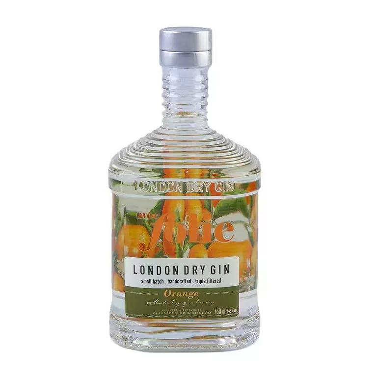 Gin Avec Folie Orange 750ml