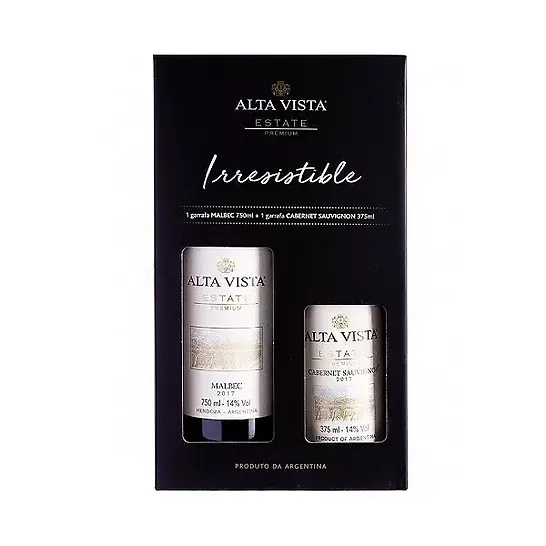 Kit Vinho Tinto Alta Vista Malbec/Cabernet Sauvignon