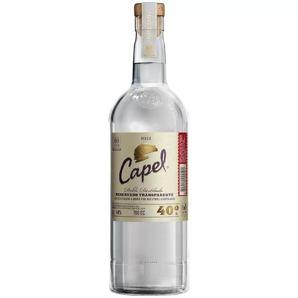 Pisco Capel Reservado Transparente 700ML