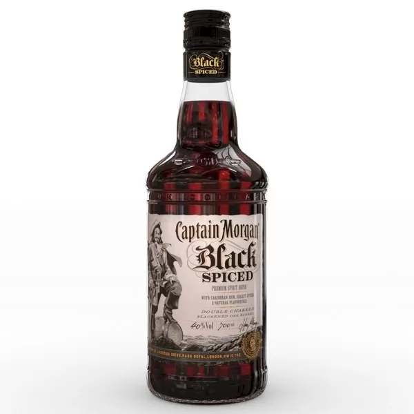 Rum Captain Morgan Black Spiced 1Litro