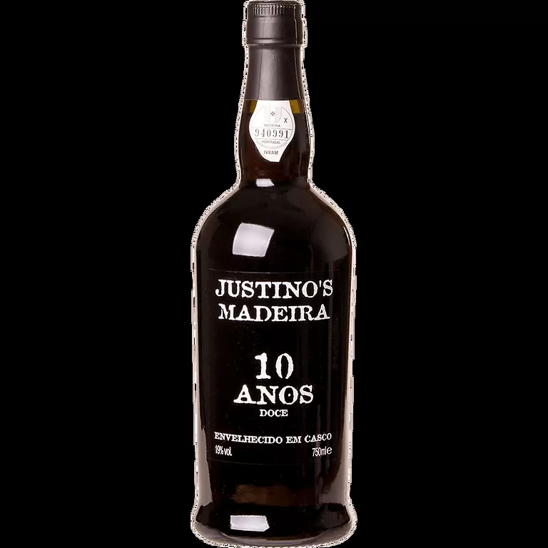 Vinho Justino´s Madeira 10 Anos Tinta Negra Doce 750ml