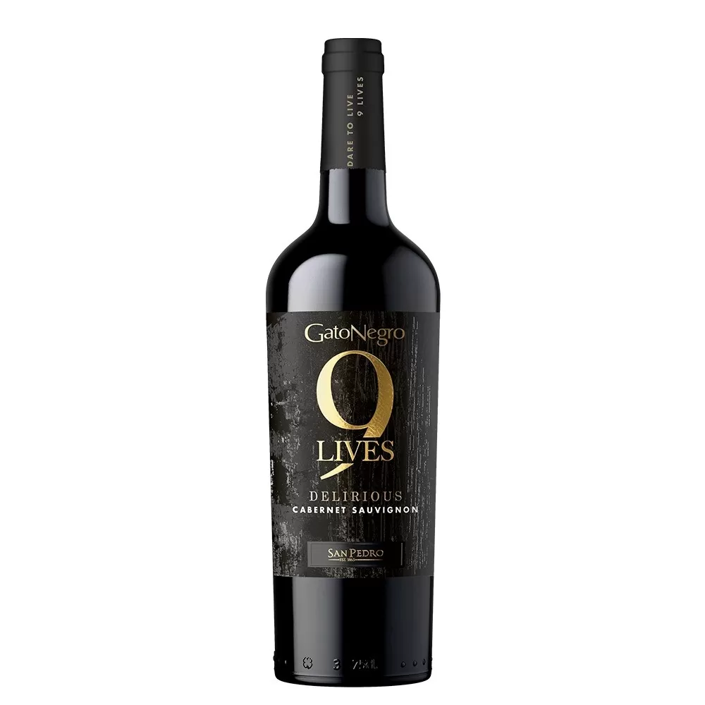 Vinho Gato Negro 9 Lives Reserva  Cabernet Sauvignon 750ML