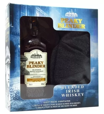 Whisky Peaky Blinder Blended Irish Kit C/ Boina 700ml